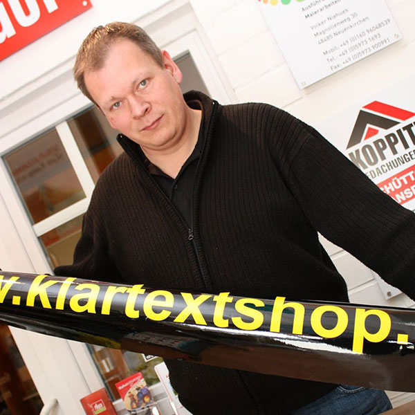 André Meyer von KLARTEXTSHOP in Neuenkirchen