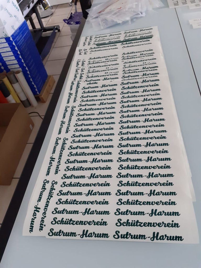 Aufkleber – Referenzprojekt 3 von Klartext