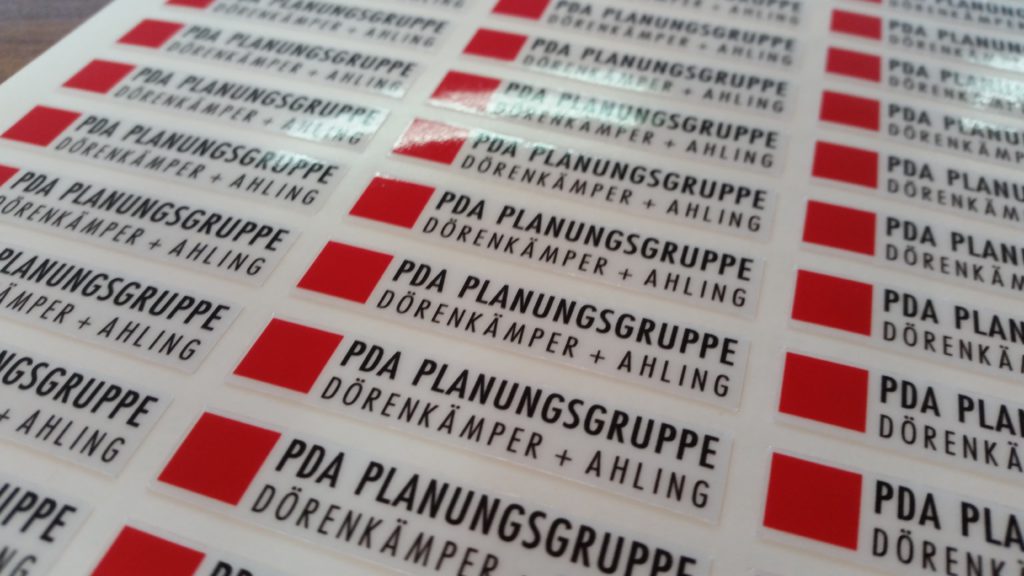 Aufkleber – Referenzprojekt 5 von Klartext