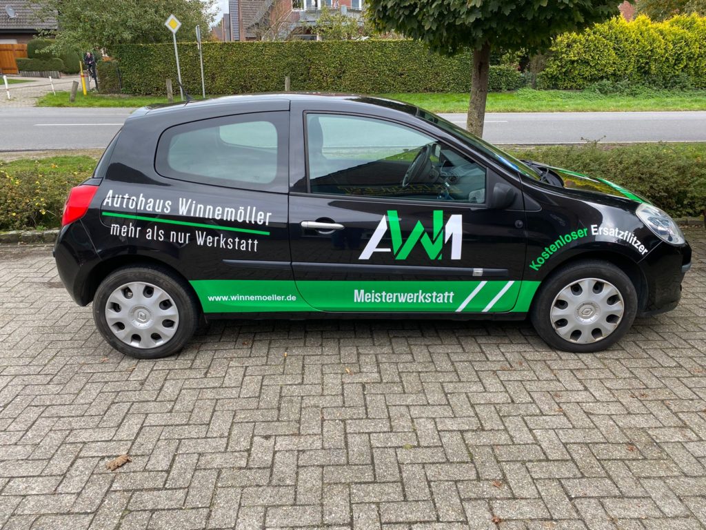 Fahrzeugbeschriftungen – Referenzprojekt 105 von Klartext