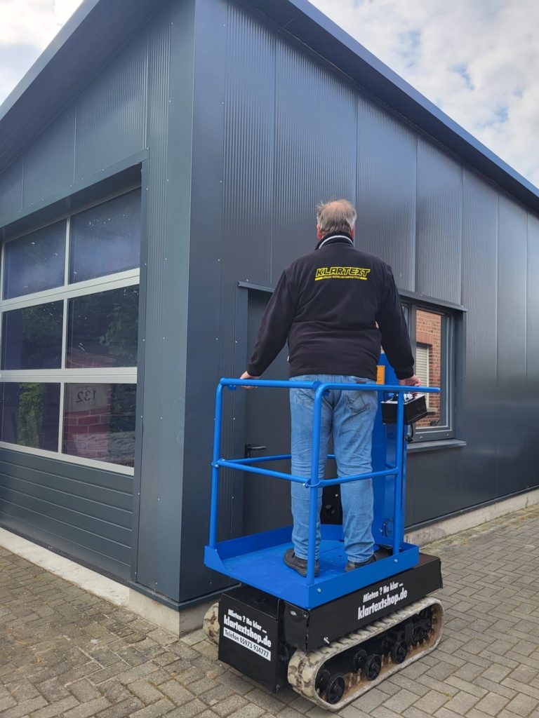 Hubsteiger-Vermietung – Referenzprojekt 1 von Klartext