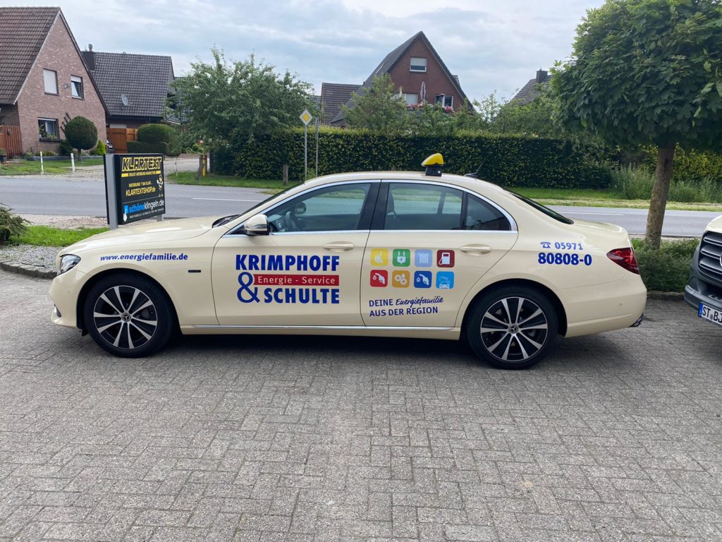 Taxiwerbung – Referenzprojekt 1 von Klartext