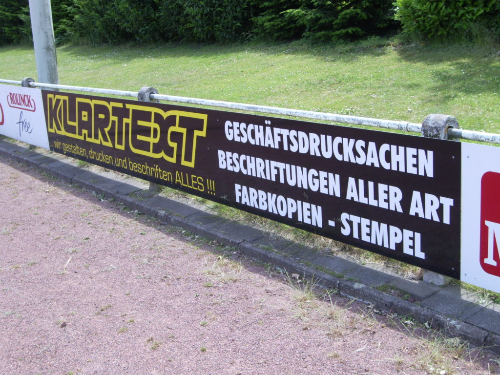 Werbebanden – Referenzprojekt 2 von Klartext