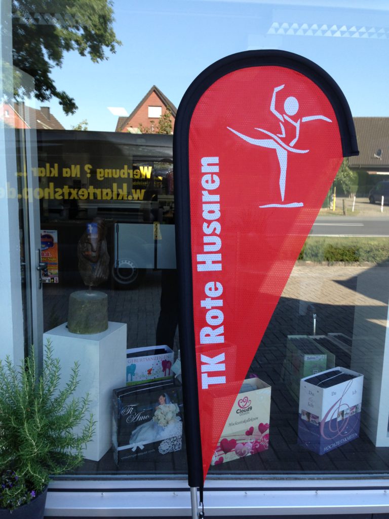 Werbefahnen – Referenzprojekt 2 von Klartext
