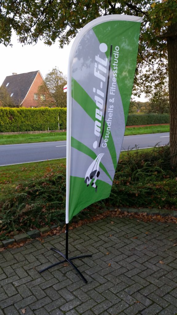 Werbefahnen – Referenzprojekt 4 von Klartext