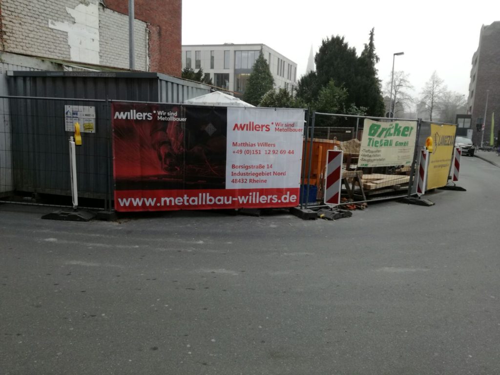 Werbeplanen – Referenzprojekt 1 von Klartext