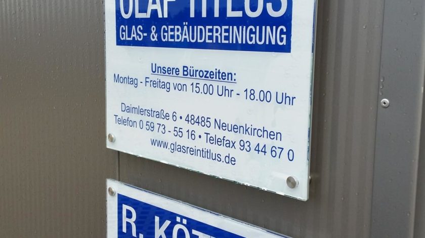 Werbeschilder – Referenzprojekt 21 von Klartext