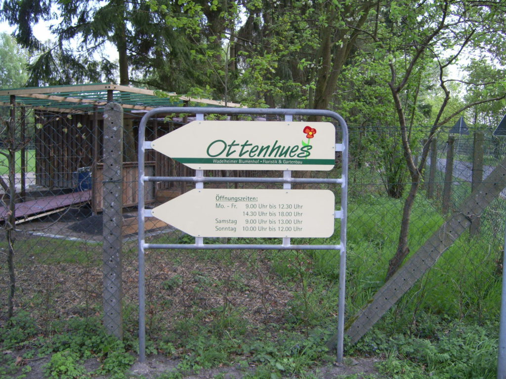 Werbeschilder – Referenzprojekt 65 von Klartext