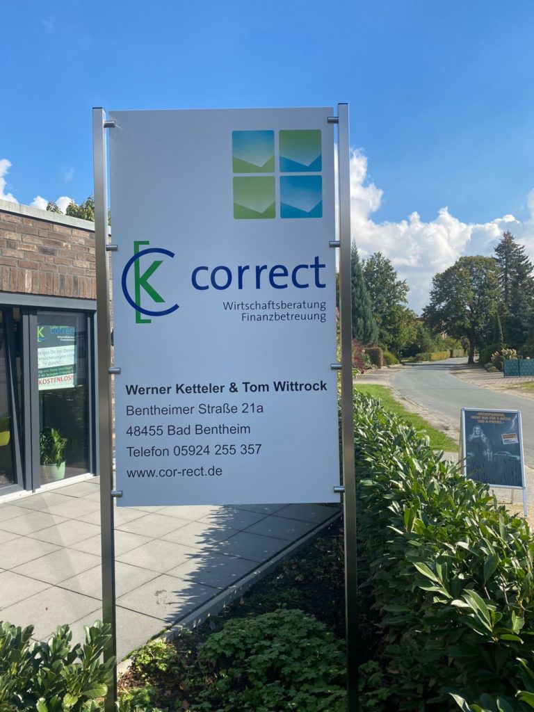 Werbeschilder – Referenzprojekt 76 von Klartext