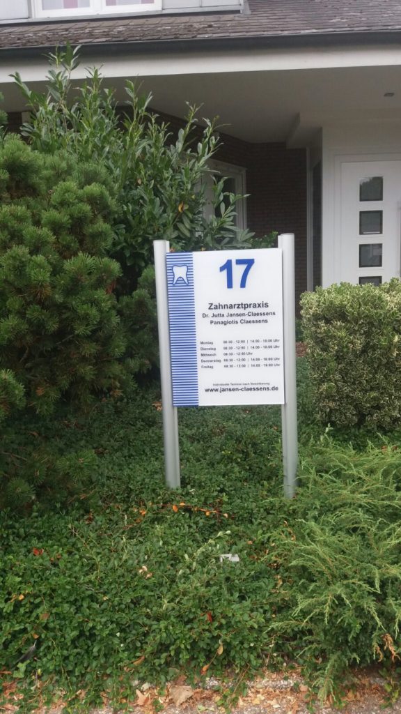 Werbeschilder – Referenzprojekt 8 von Klartext