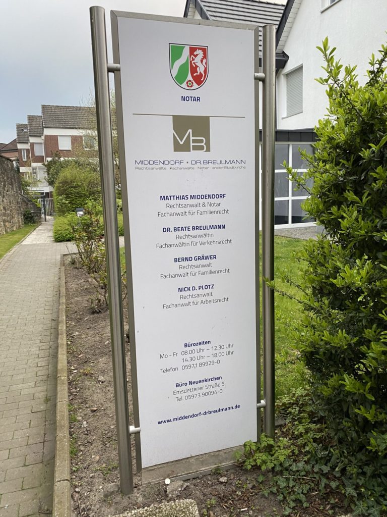 Werbeschilder – Referenzprojekt 86 von Klartext